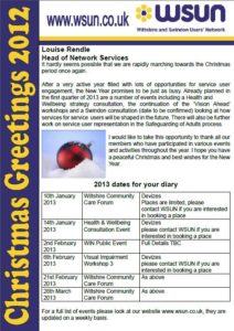 Winter 2012 Newsflyer